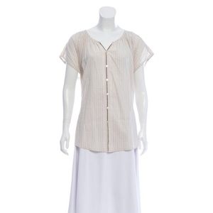 Pas de Calais V-neck short sleeve tunic